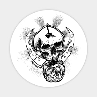 Skull Art Design, Karma fucks everyone Magnet